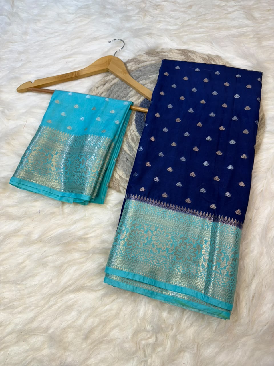 Premium Banarasi Katan Silk Dyble Saree